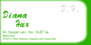 diana hux business card